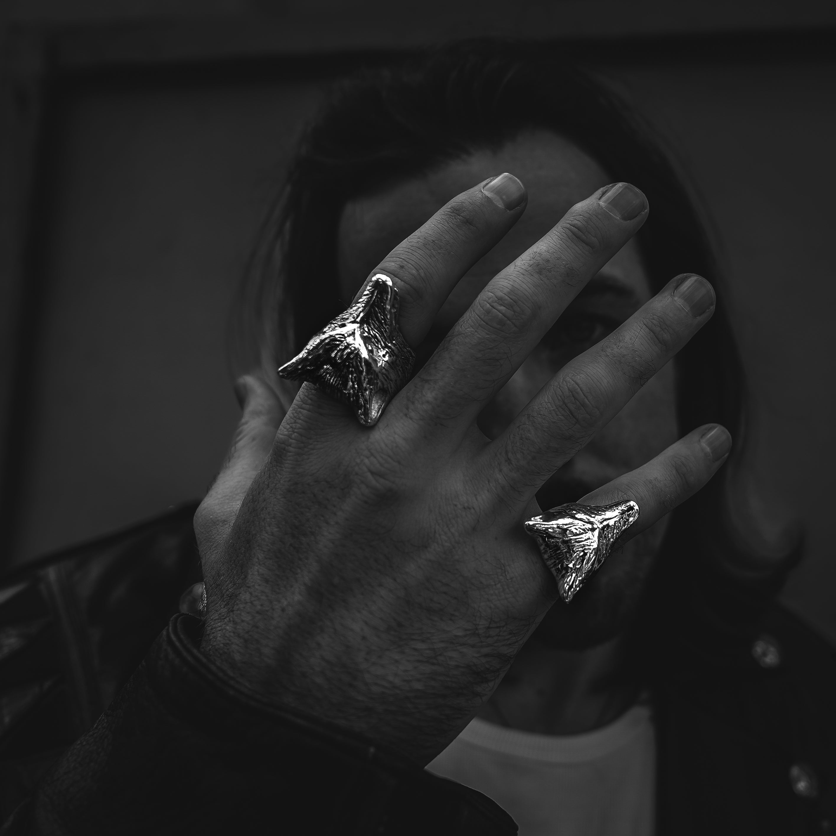 Two Wolves Ring